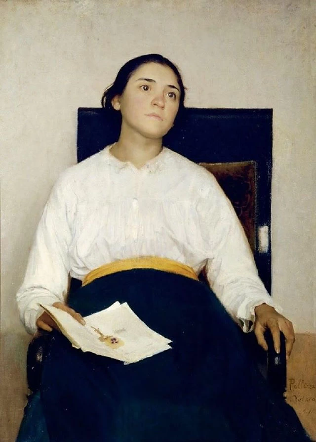Ricordo di un dolore. Ritratto di Santina Negri, 1889